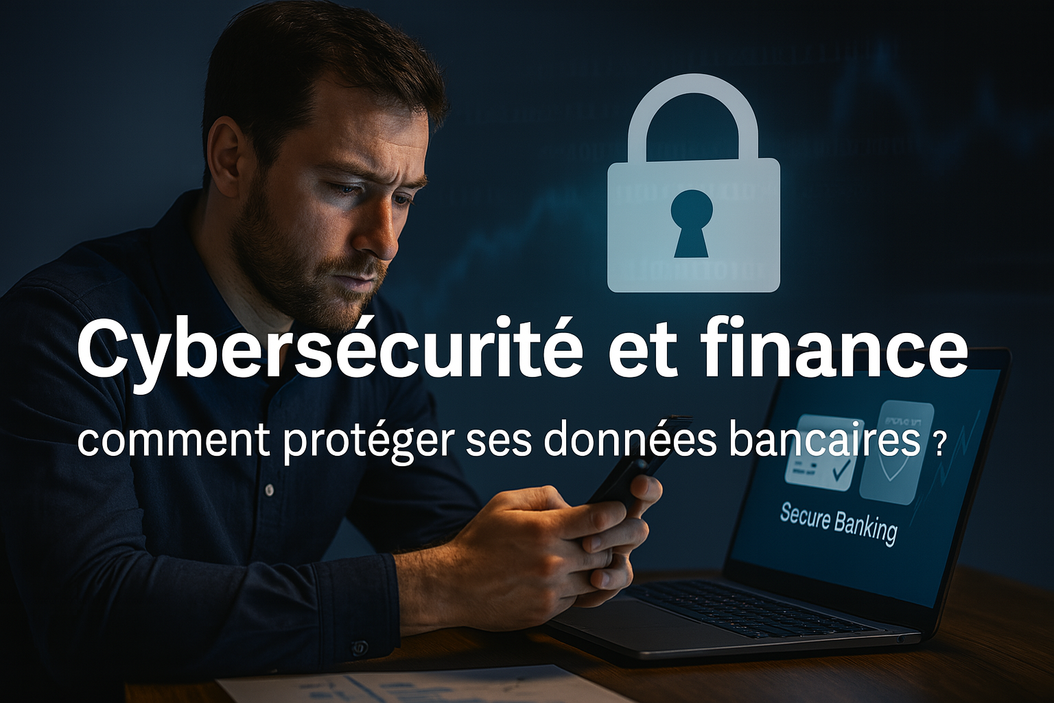 Cyber­sécurité et finance : comment protéger ses données bancaires ?