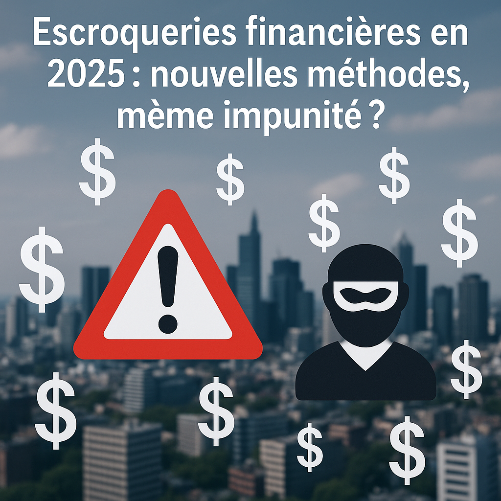 Escroqueries financières en 2025 : nouvelles méthodes, même impunité ?