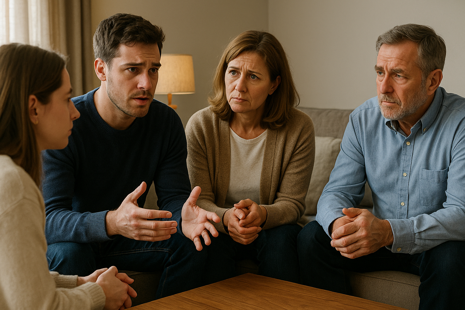 Oser confier à sa famille son expérience d’escroquerie.